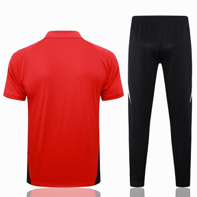 Survetement Manchester United Polo 2024 2025 Rouge