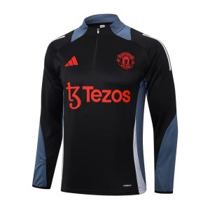 Survetement Manchester United Training 2024 2025 Noir Foncé