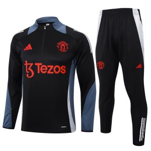 Survetement Manchester United Training 2024 2025 Noir Foncé