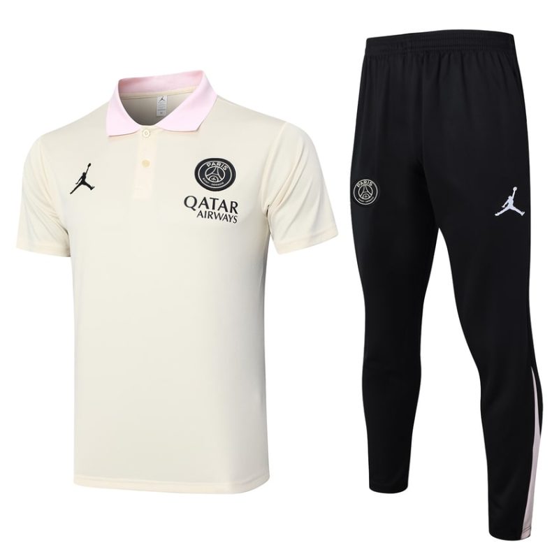 Survetement PSG Polo 2024 2025 Beige