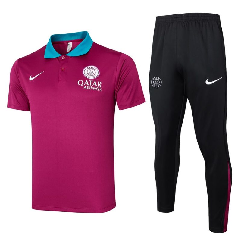 Survetement PSG Polo 2024 2025 Rose