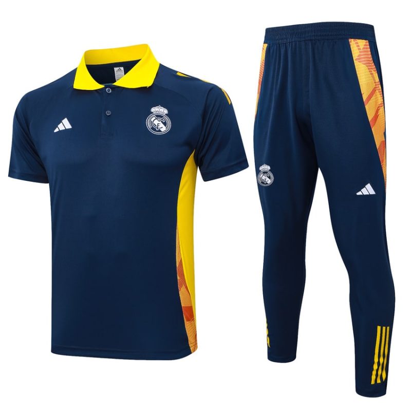 Survetement Real Madrid Polo 2024 2025 Bleu Foncé