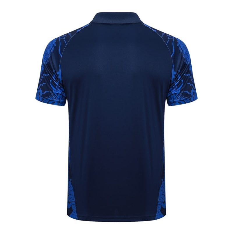 Survetement Real Madrid Polo 2024 2025 Bleu Motif (2)