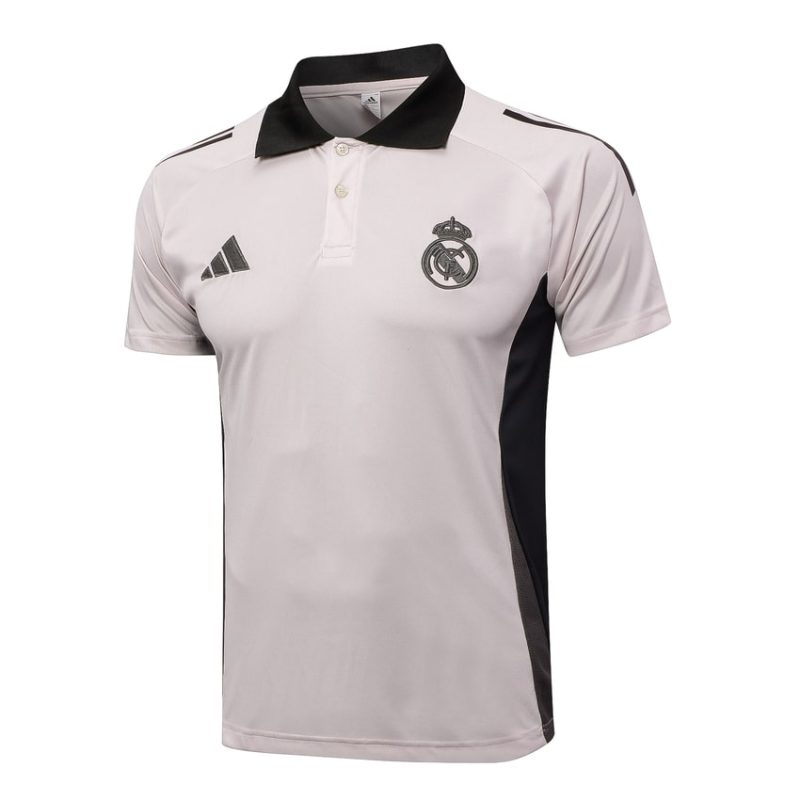 Survetement Real Madrid Polo 2024 2025 Gris Rosé