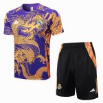 Survetement Real Madrid Polo 2024 2025 Violet Dragon