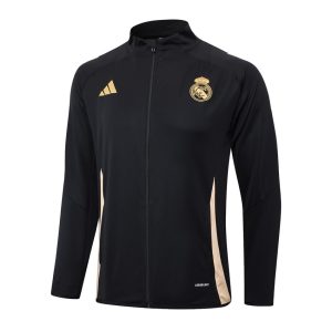 Survetement Real Madrid Veste 2024 2025 Noir Foncé