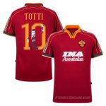 Maillot AS Roma Domicile 1998 1999 Totti