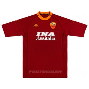 Maillot AS Roma Domicile 2000 2001 Batistuta