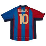 Maillot Barca Domicile 2001 2002 Rivaldo