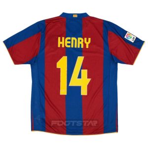 Maillot Barca Domicile 2007 2008 Henry