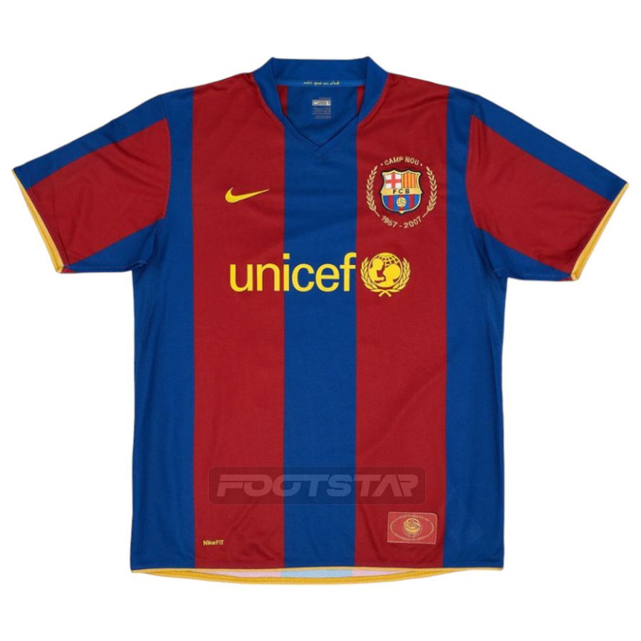 Maillot Barca Domicile 2007 2008 Henry