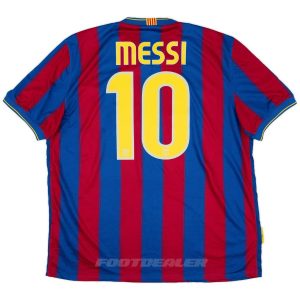 Maillot Barca Domicile 2009 2010 Messi