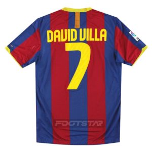 Maillot Barca Domicile 2010 2011 Villa