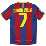 Maillot Barca Domicile 2010 2011 Villa