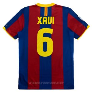 Maillot Barca Domicile 2010 2011 Xavi