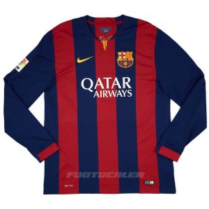 Maillot Barca Domicile 2014 2015 Neymar Manches Longues