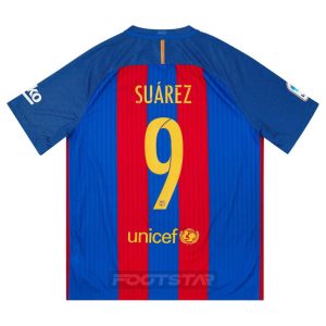 Maillot Barca Domicile 2016 2017 Suarez