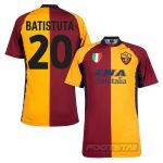 Maillot Copa AS Roma Domicile 2001 2002 Batistuta
