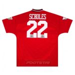 Maillot Manchester United Domicile 1994 1996 Scholes