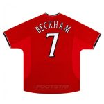 Maillot Manchester United Domicile 1997 1999 Beckham