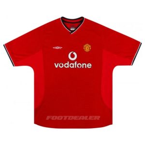 Maillot Manchester United Domicile 1997 1999 Beckham