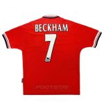 Maillot Manchester United Domicile 1998 2000 Beckham