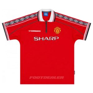 Maillot Manchester United Domicile 1998 2000 Beckham