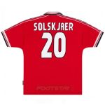 Maillot Manchester United Domicile 1998 2000 Solskjaer