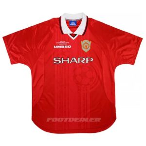 Maillot Manchester United Domicile 1999 2000 Beckham