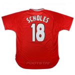 Maillot Manchester United Domicile 1999 2000 Scholes