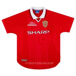 Maillot Manchester United Domicile 1999 2000 Scholes