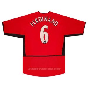 Maillot Manchester United Domicile 2002 2004 Ferdinand