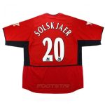 Maillot Manchester United Domicile 2002 2004 Solskjaer