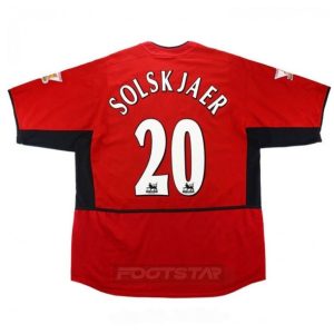 Maillot Manchester United Domicile 2002 2004 Solskjaer