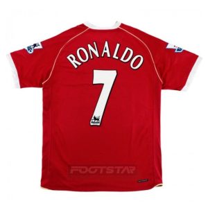 Maillot Manchester United Domicile 2006 2007 Ronaldo
