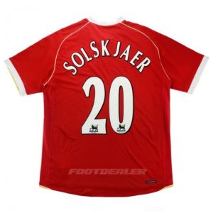 Maillot Manchester United Domicile 2006 2007 Solskjaer