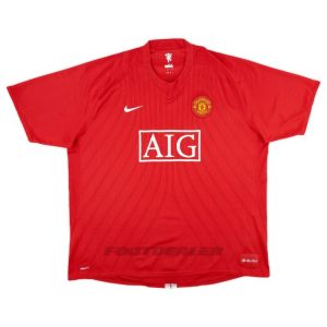 Maillot Manchester United Domicile 2007 2009 Ronaldo