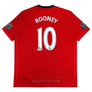 Maillot Manchester United Domicile 2009 2010 Rooney