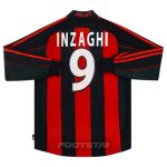 Maillot Milan AC Domicile 2000 2002 Inzaghi
