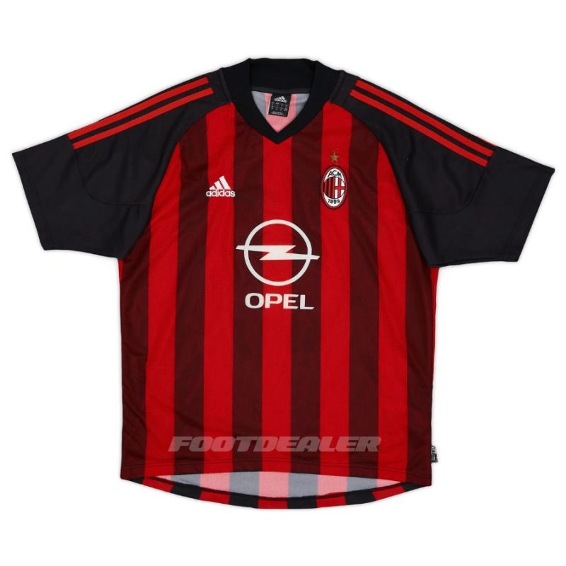 Maillot Milan AC Domicile 2002 2003