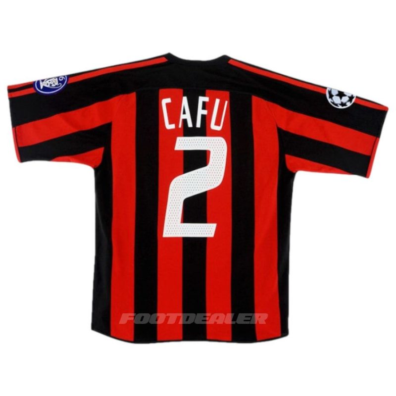 Maillot Milan AC Domicile 2003 2004 Cafu