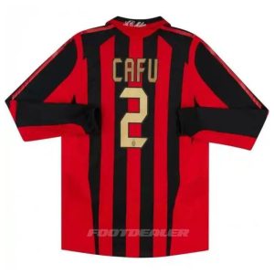 Maillot Milan AC Domicile 2005 2006 Cafu