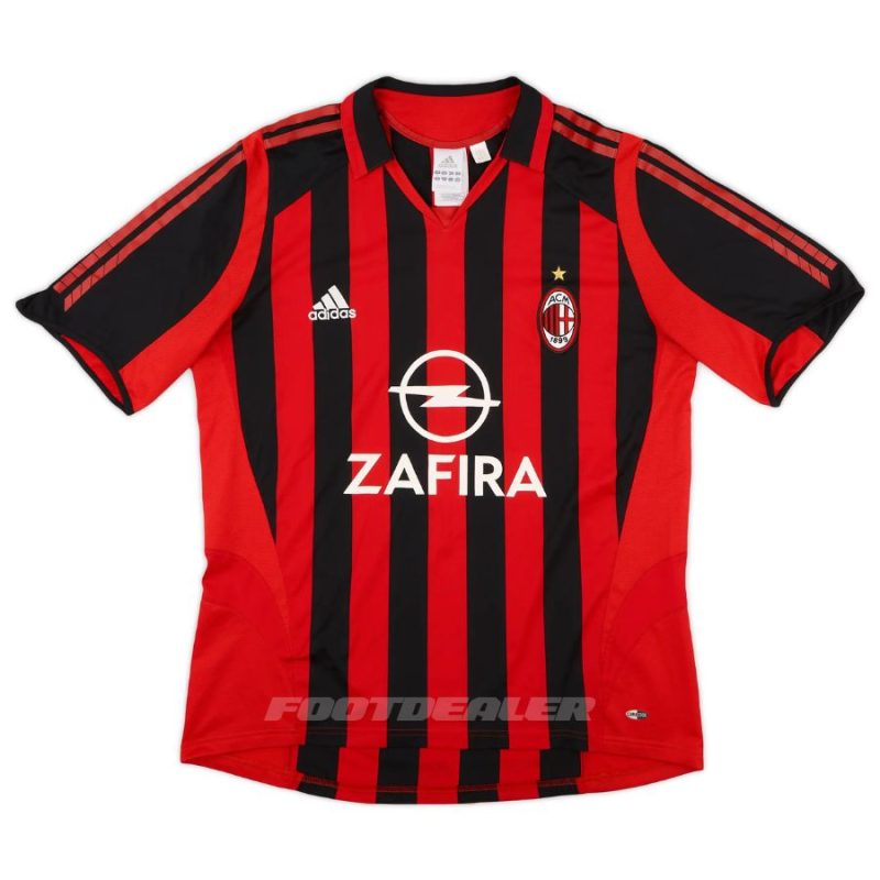 Maillot Milan AC Domicile 2005 2006 Maldini