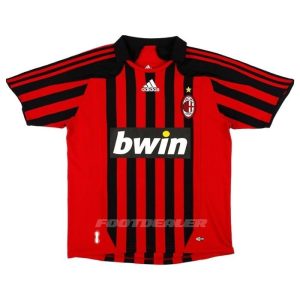 Maillot Milan AC Domicile 2007 2008 Gattuso