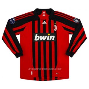 Maillot Milan AC Domicile 2007 2008 Pirlo