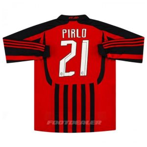 Maillot Milan AC Domicile 2007 2008 Pirlo