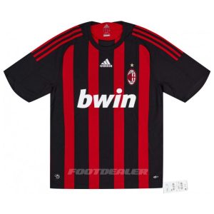 Maillot Milan AC Domicile 2008 2009 Nesta