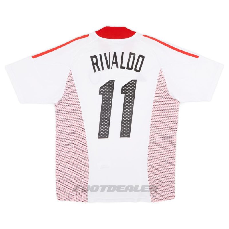 Maillot Milan AC Exterieur 2002 2003 Rivaldo