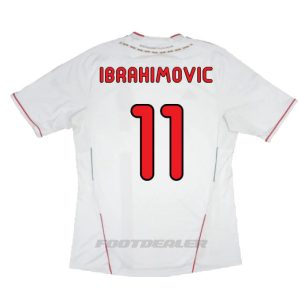 Maillot Milan AC Exterieur 2011 2012 Ibrahimovic