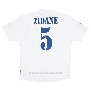 Maillot Real Madrid Centenaire 2001 2002 Zidane